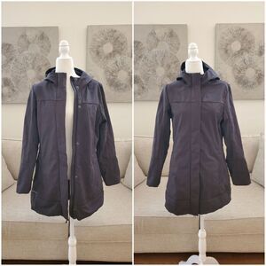 Champion Fleece Lined VentureDry Lightweight Hooded Coat Sz Med